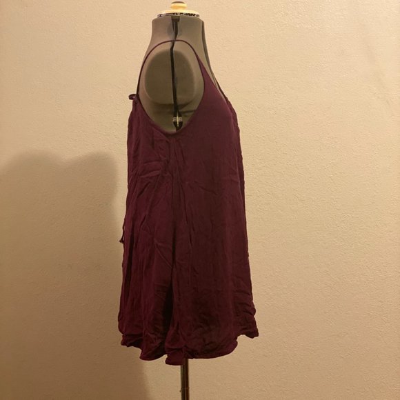 Dark Purple Roxy Spaghetti Strap Dress Size XS - Picture 3 of 5